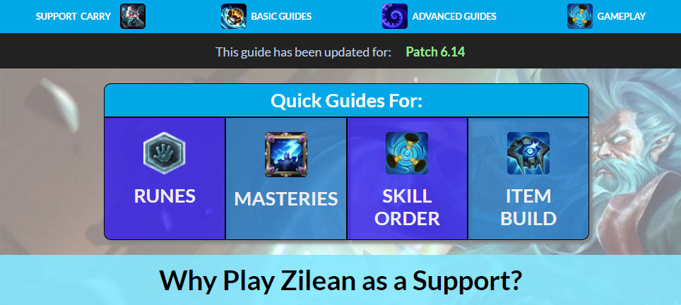 Support Carry Zilean Wide Landing